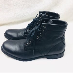 Frye Black Leather Tyler Booties Size 9 1/2B